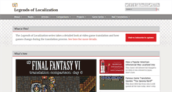 Desktop Screenshot of legendsoflocalization.com
