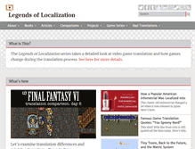 Tablet Screenshot of legendsoflocalization.com